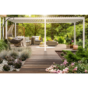 Mr. GARDENER Pergola »Deluxe 111«, Höhe: 250 cm, weiß, pulverbeschichtet - weiss