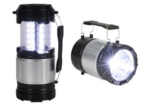 LED-Campinglaterne mit 31 LEDs 2in1