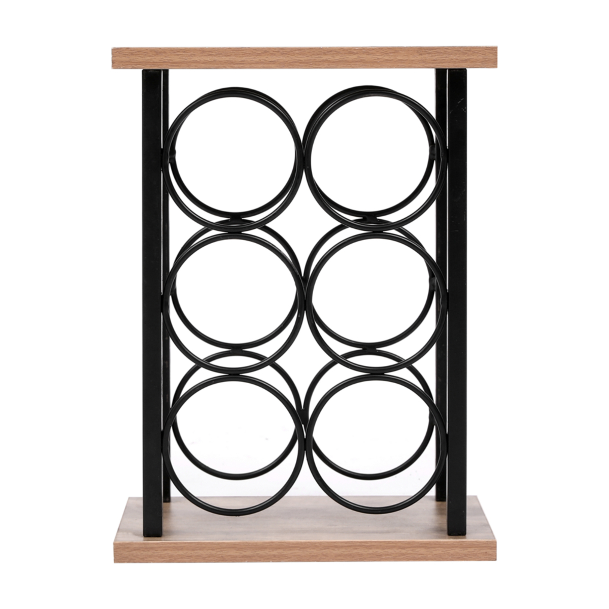 Bild 2 von Happy Home Weinregal für 6 Flaschen HWR21-HOL Holz schwarz