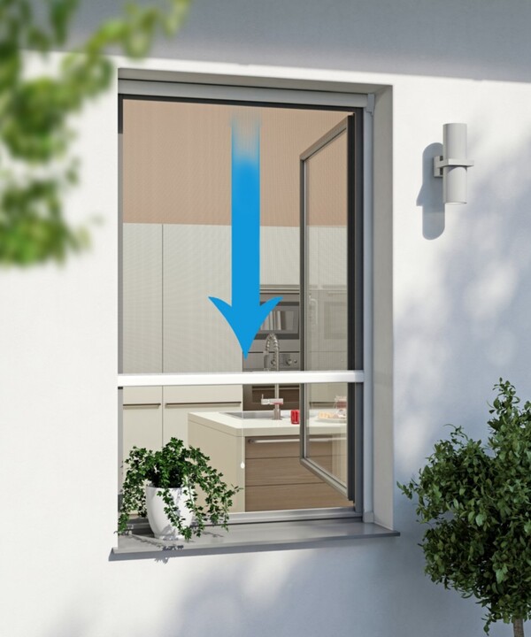 Bild 3 von Insektenschutz -Rollo Fenster 130x160cm Weiß