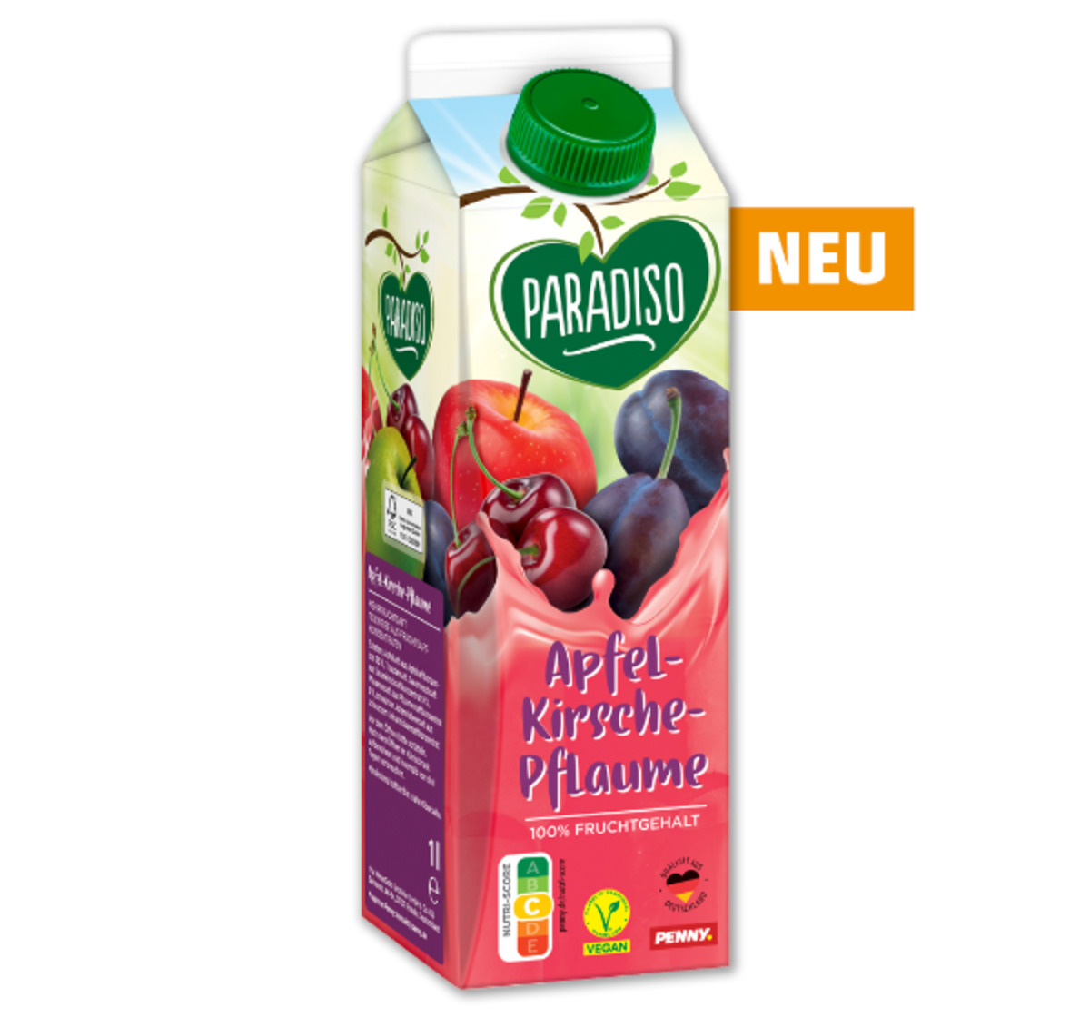 Bild 1 von PARADISO Apfel-Kirsche-Pflaume oder Apfel-Birne