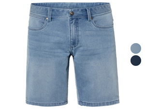 LIVERGY® Herren Sweat-Denim-Shorts, mit Baumwolle