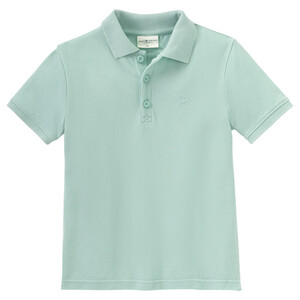 Jungen Poloshirt in Piqué-Qualität MINTGRÜN