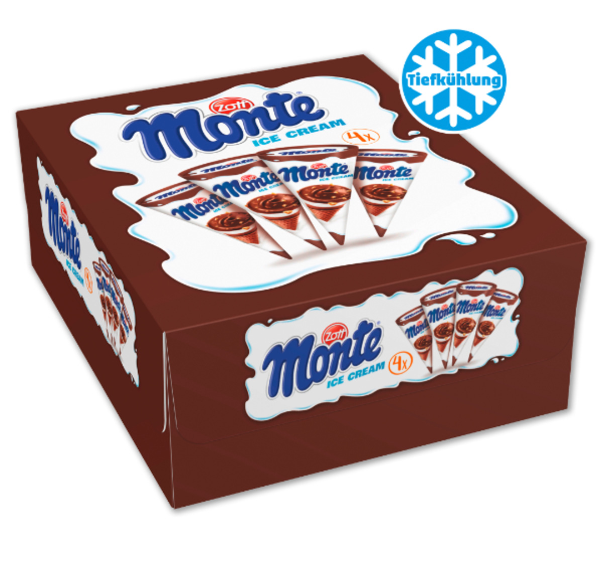 Bild 1 von ZOTT Monte Waffelhörnchen*