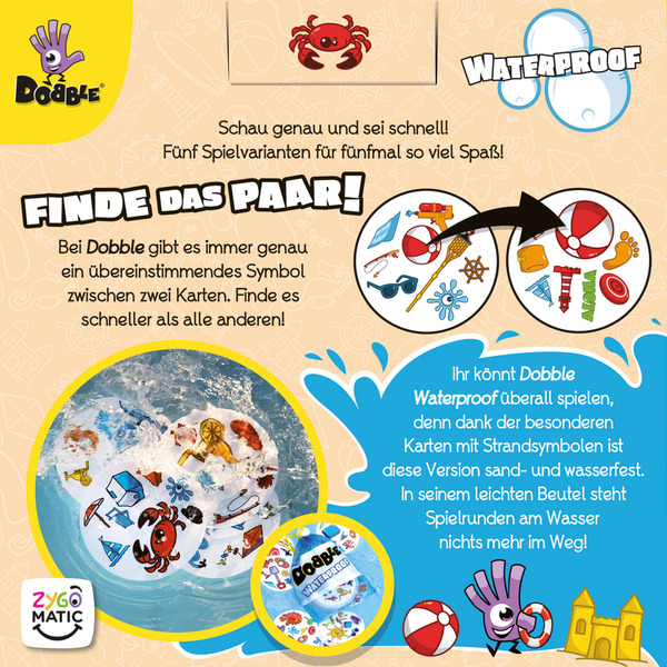 Bild 4 von Asmodee Dobble Waterproof (Eco Sleeve)
