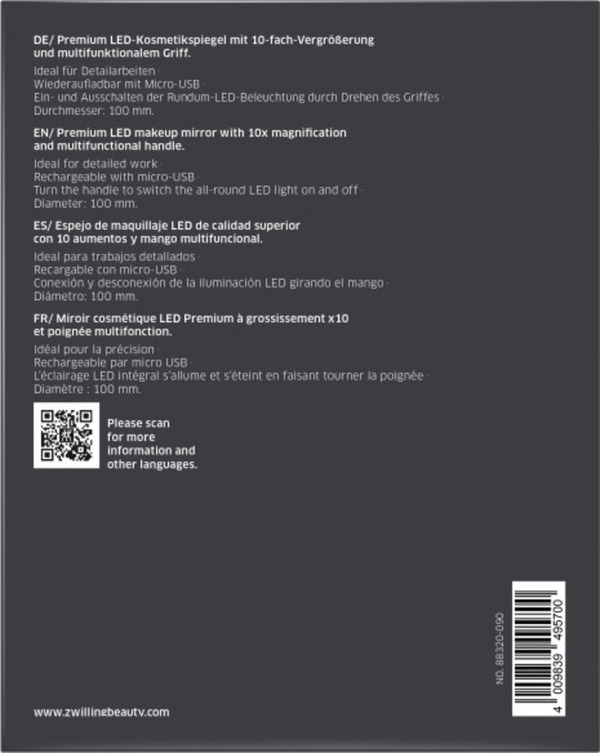 Bild 2 von ZWILLING LED-Kosmetikspiegel 10-fach Vergrößerung