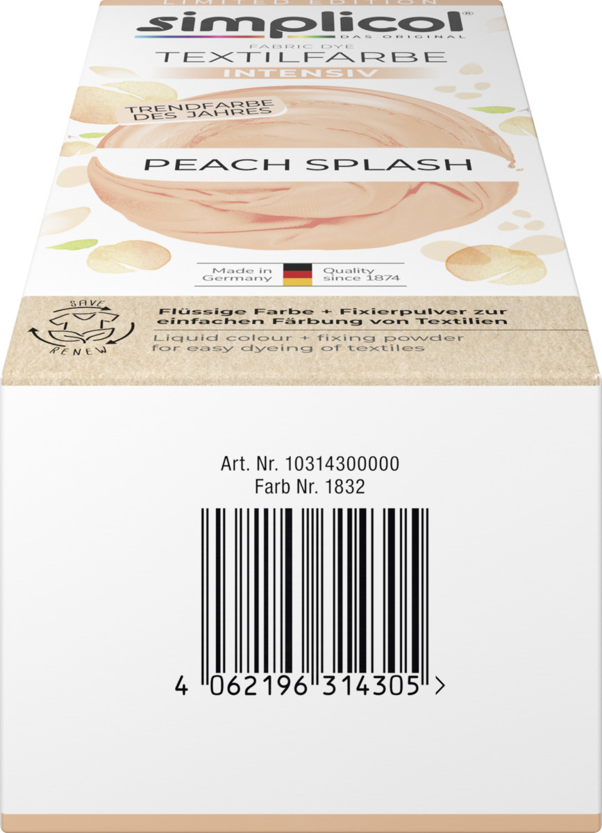 Bild 4 von simplicol Textilfarbe Intensiv Peach Splash