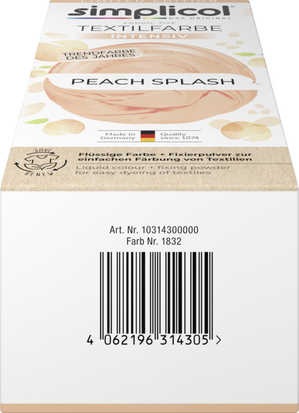 Bild 4 von simplicol Textilfarbe Intensiv Peach Splash
