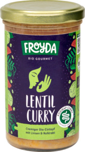 Froyda Bio Lentil Curry Eintopf, 250 g