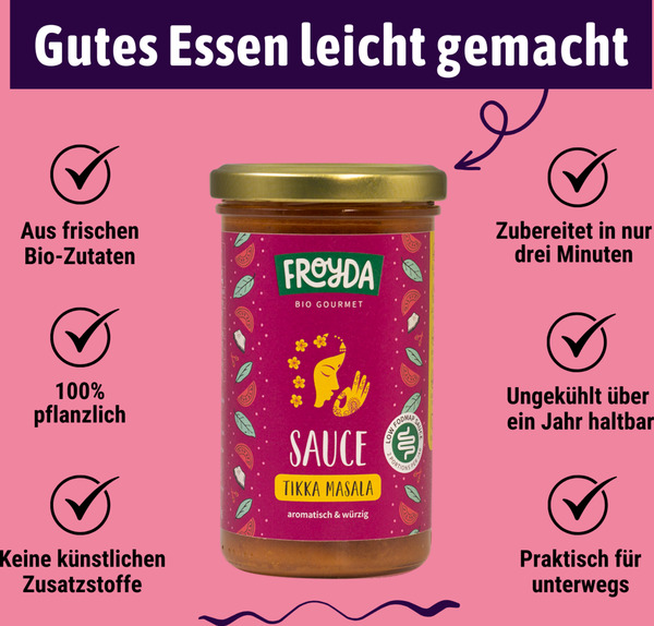Bild 3 von Froyda Bio Tikka Masala Sauce, 250 g