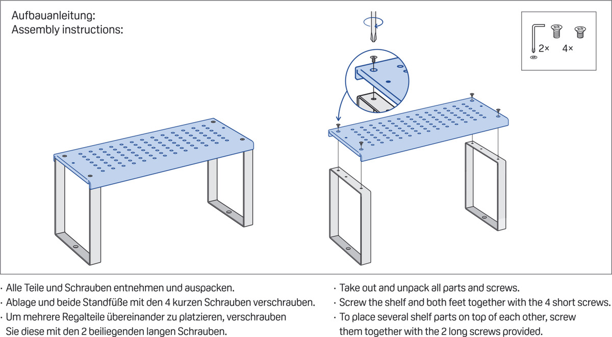Bild 2 von IDEENWELT Regalbodenunterteilung