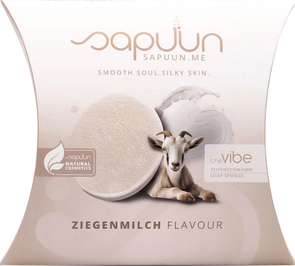 Bild 1 von Sapuun Seifenschwamm the vibe - Ziegenmilch Flavour, 150 g