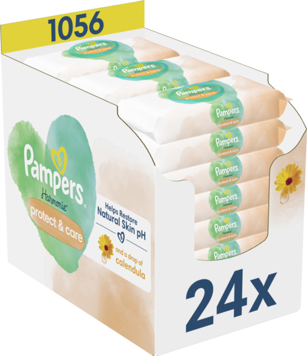 Bild 1 von Pampers Harmonie Feuchttücher Calendula