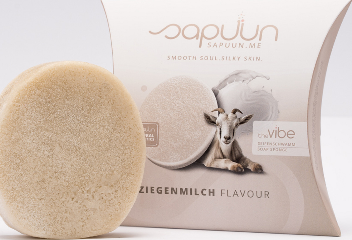 Bild 4 von Sapuun Seifenschwamm the vibe - Ziegenmilch Flavour, 150 g