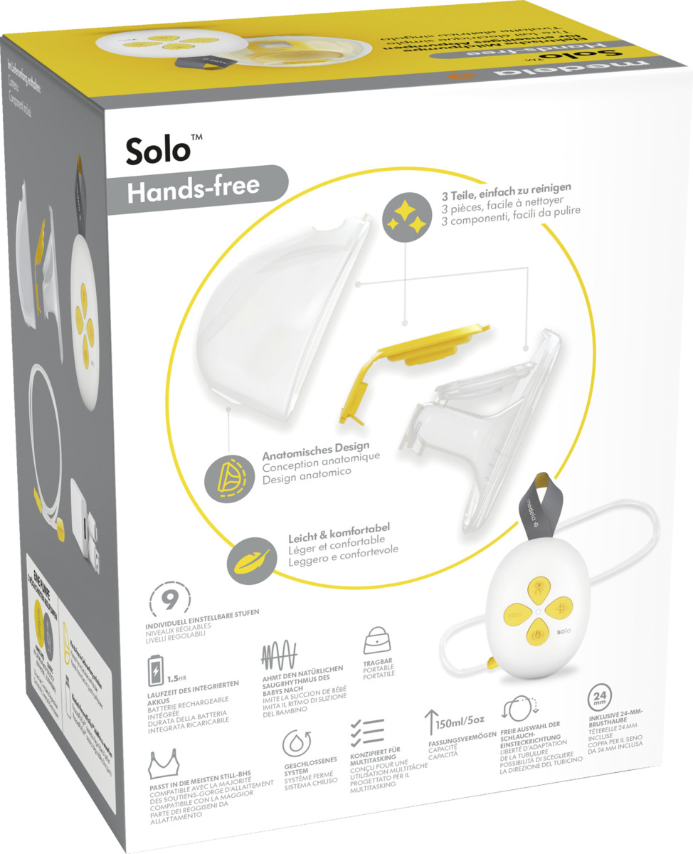 Bild 1 von medela Solo™ Hands-free Elektrische Milchpumpe