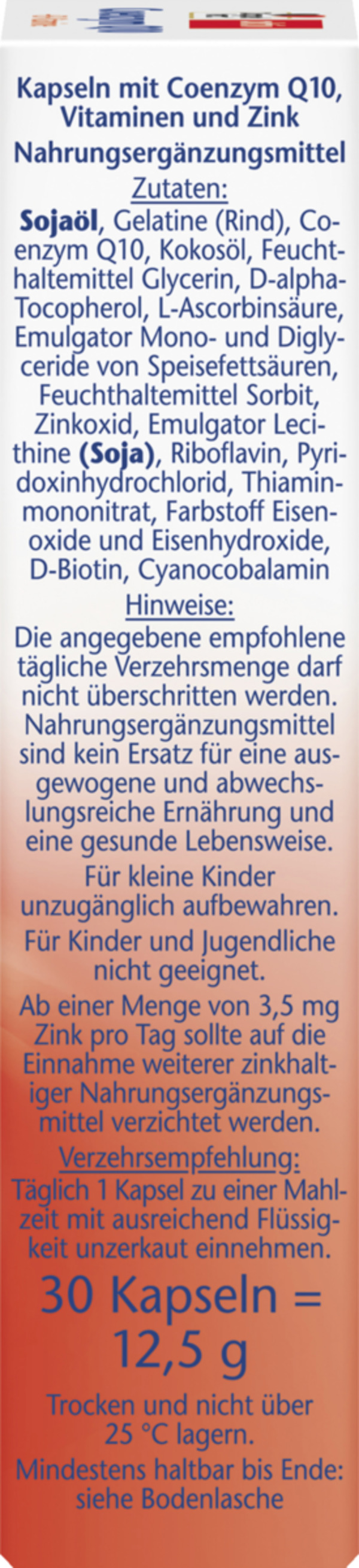 Bild 2 von Doppelherz Coenzym Q10 + B-Vitamine Kapseln