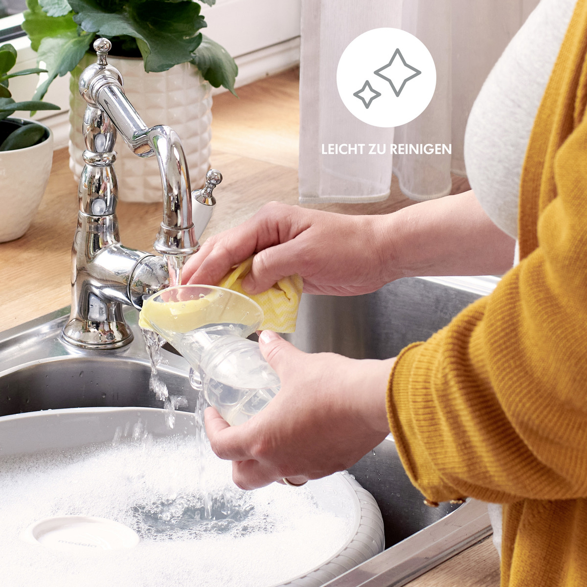 Bild 3 von medela Silikon Muttermilch-Auffangbehälter