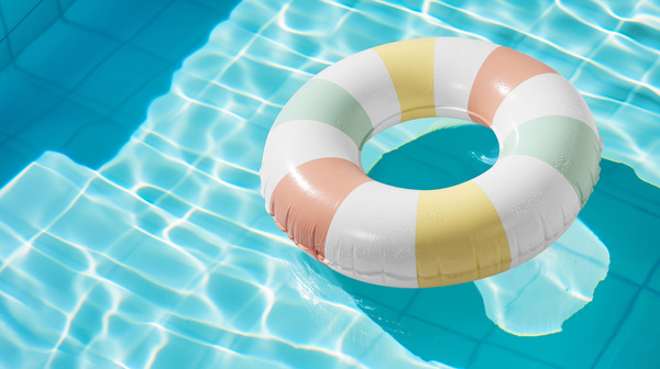 Bild 2 von IDEENWELT Schwimmring Streifendesign