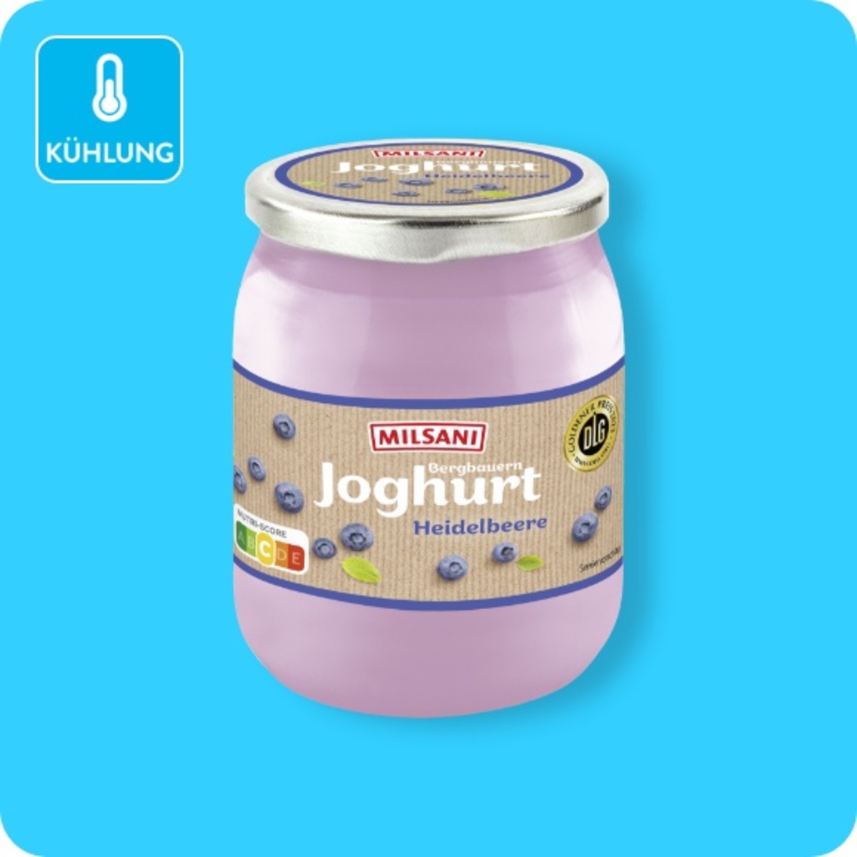 Bild 1 von MILSANI Bergbauern-Fruchtjoghurt im Glas, versch. Sorten