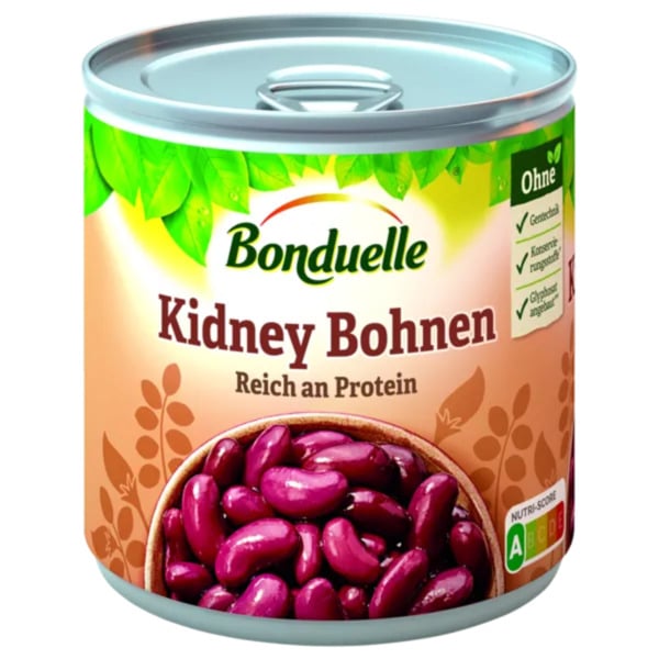 Bild 1 von Bonduelle
Kidney-, Weiße Bohnen, Linsen und Kichererbsen