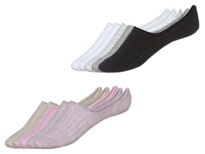 esmara® Damen Sneakersocken, 5 Paar, mit Bio-Baumwolle
