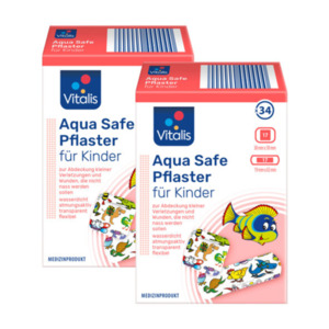 Aqua Pflaster, bedruckt, 2er Set