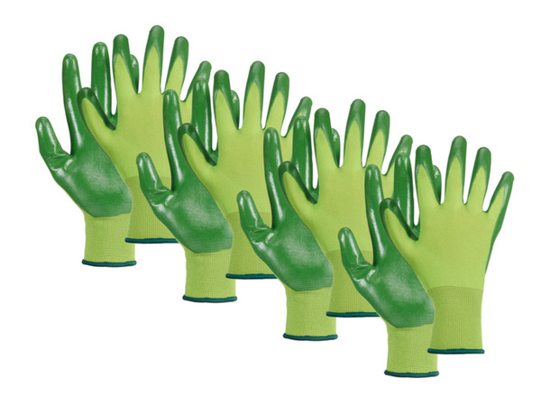 Bild 2 von PARKSIDE® Nitril-Gartenhandschuhe, 4 Stück, elastischer Strickbund