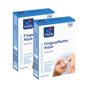 Fingerpflaster, Aqua, 2er Set