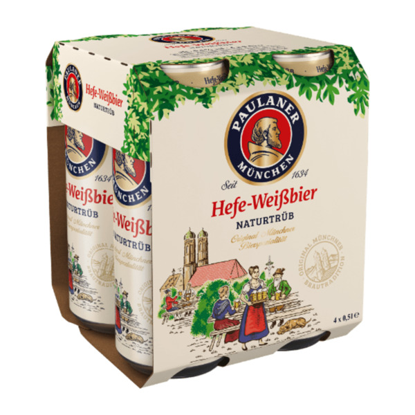 Bild 1 von PAULANER Hefe-Weißbier 0,5L