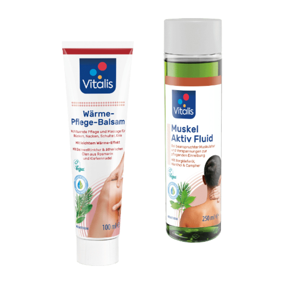 Bild 1 von VITALIS Schmerzgel / Wärmepflegebalsam / Muskel-aktiv-Fluid