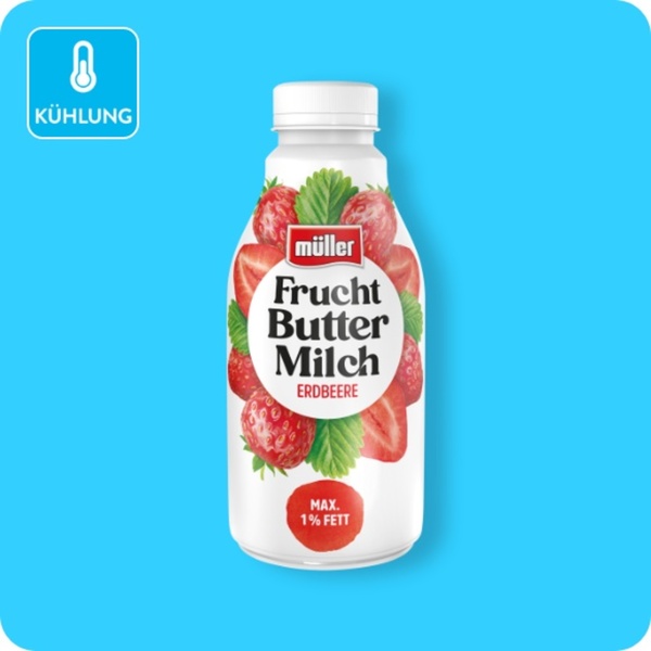 Bild 1 von MÜLLER®  Fruchtbuttermilch, versch. Sorten