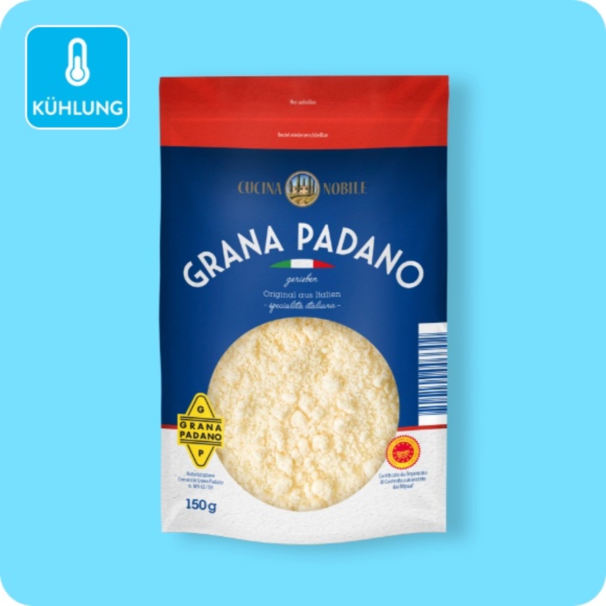 Bild 1 von CUCINA NOBILE Italienischer Reibekäse, Grana Padano