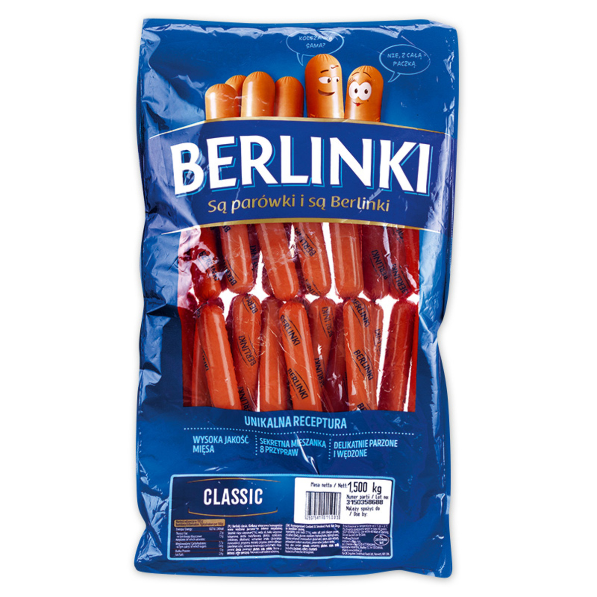 Bild 1 von berlinki Würstchen Classic XXL