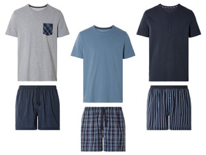 LIVERGY® Herren Pyjama mit Shorts