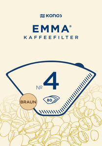 EMMA® Kaffeefilter Premium Größe 4 braun