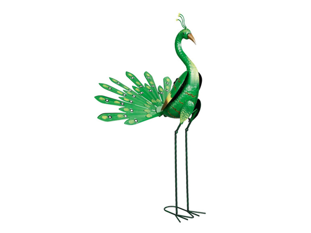 Bild 2 von LIVARNO home Solar-Dekovogel, aus Metall, warmweiß