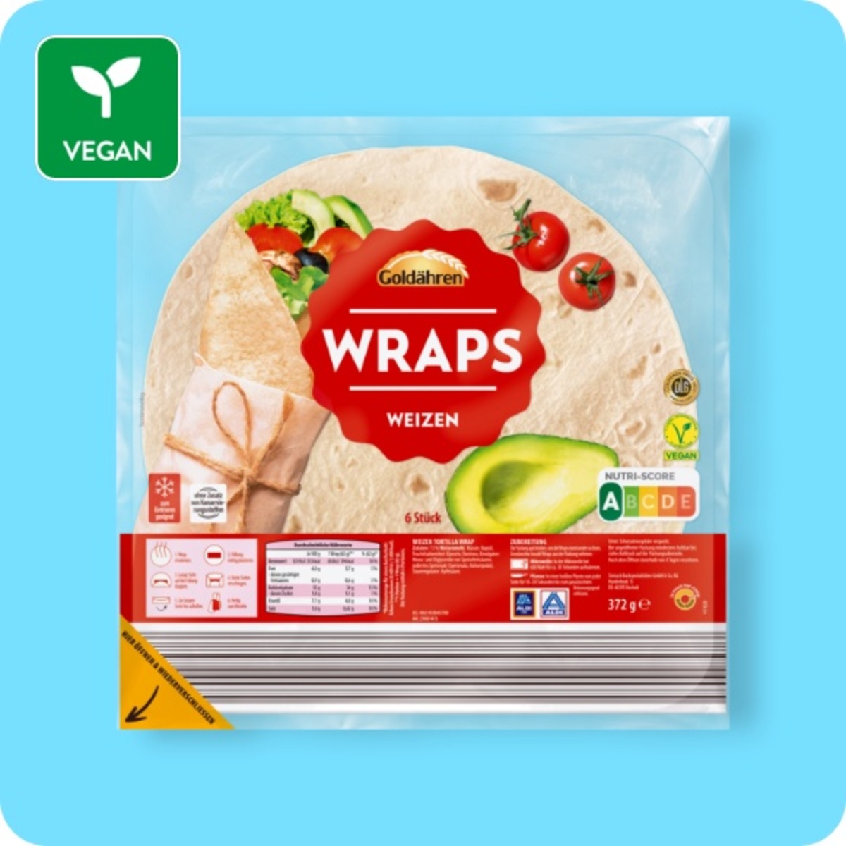 Bild 1 von GOLDÄHREN Wraps, Weizen oder Mehrkorn