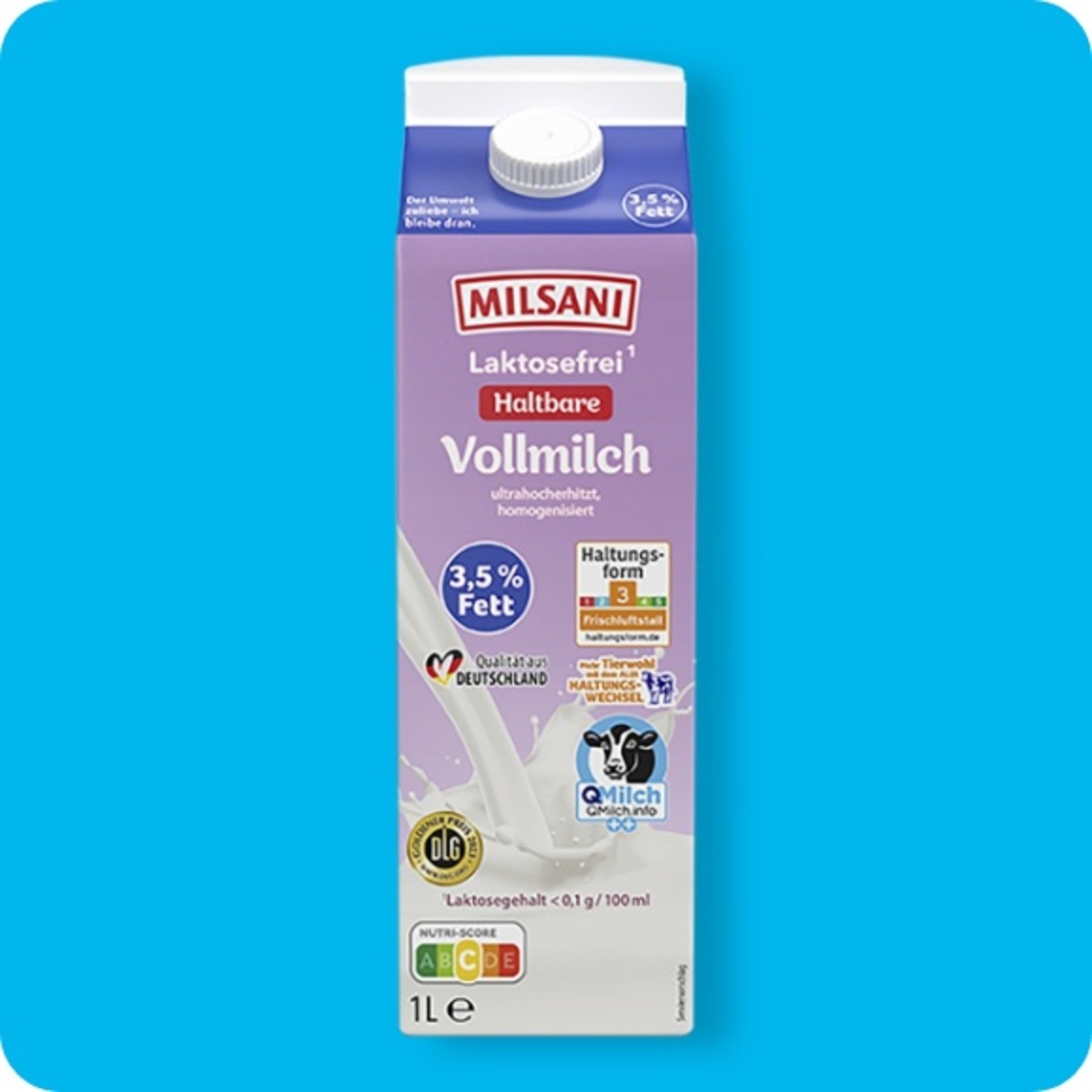 Bild 1 von MILSANI Laktosefreie Vollmilch