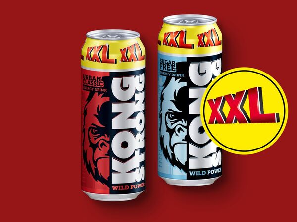 Bild 1 von Kong Strong Energy Drink XXL, 
         0,5 l zzgl. -.25 Pfand