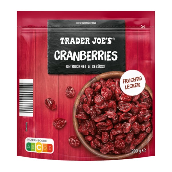 Bild 1 von TRADER JOE’S Cranberries 200g