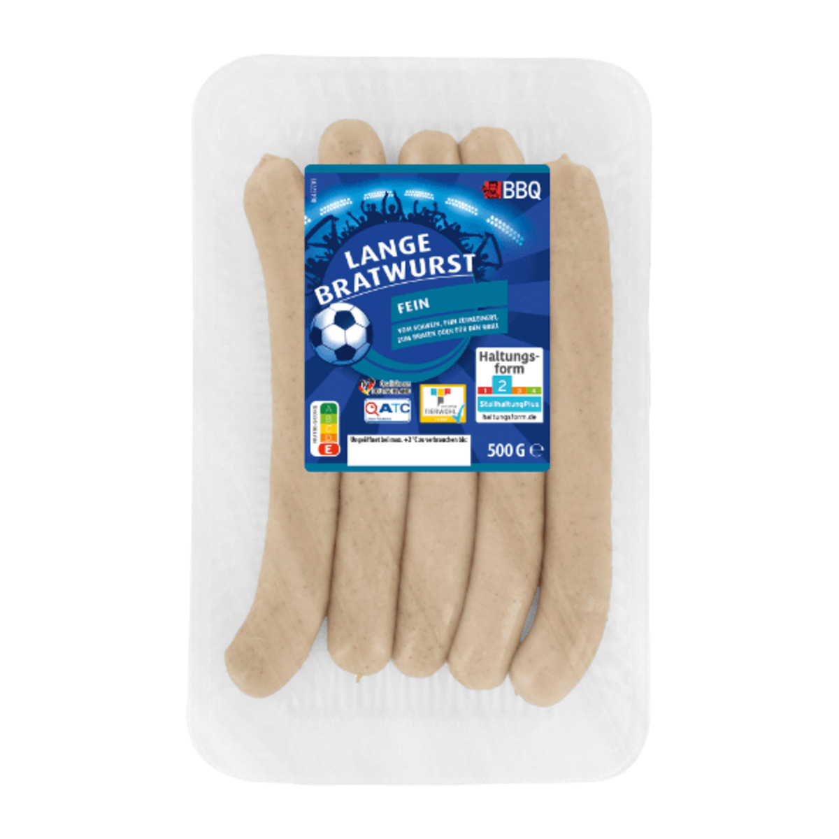 BBQ Lange feine Bratwurst 500g von ALDI Nord ansehen!