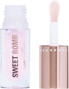 Revolution Lipgloss Y2K Baby Sugar Bomb Candyfloss Pink Glitter