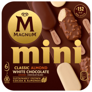 Magnum Mini Mix Classic, Almond, White