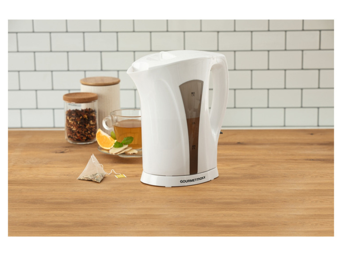 Bild 2 von GOURMETmaxx Wasserkocher 1,7 l 2200W weiß/grau