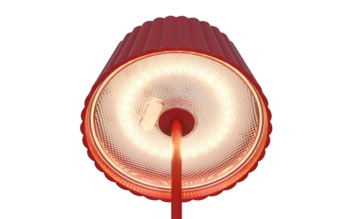 Bild 3 von LED-Akku-Stehleuchte Suarez, rot, 39 cm