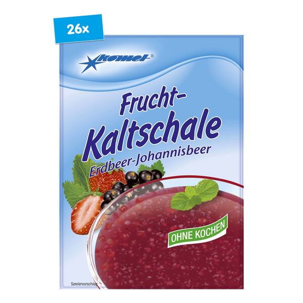 Bild 1 von Komet Kaltschale Erdbeer-Johannisbeer für 500 ml, 26er Pack