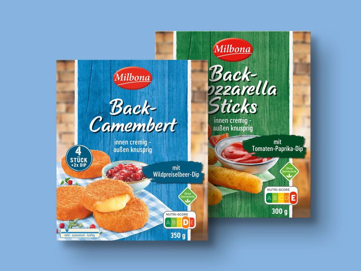 Bild 1 von Milbona Backkäse, 
         350/300 g