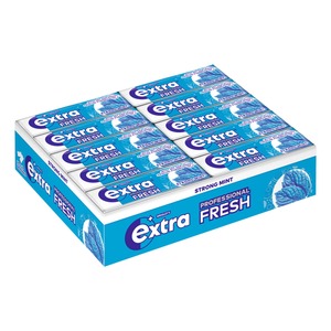 Wrigley's Extra Professional Strong Mint zuckerfrei 10 Stück, 30er Pack