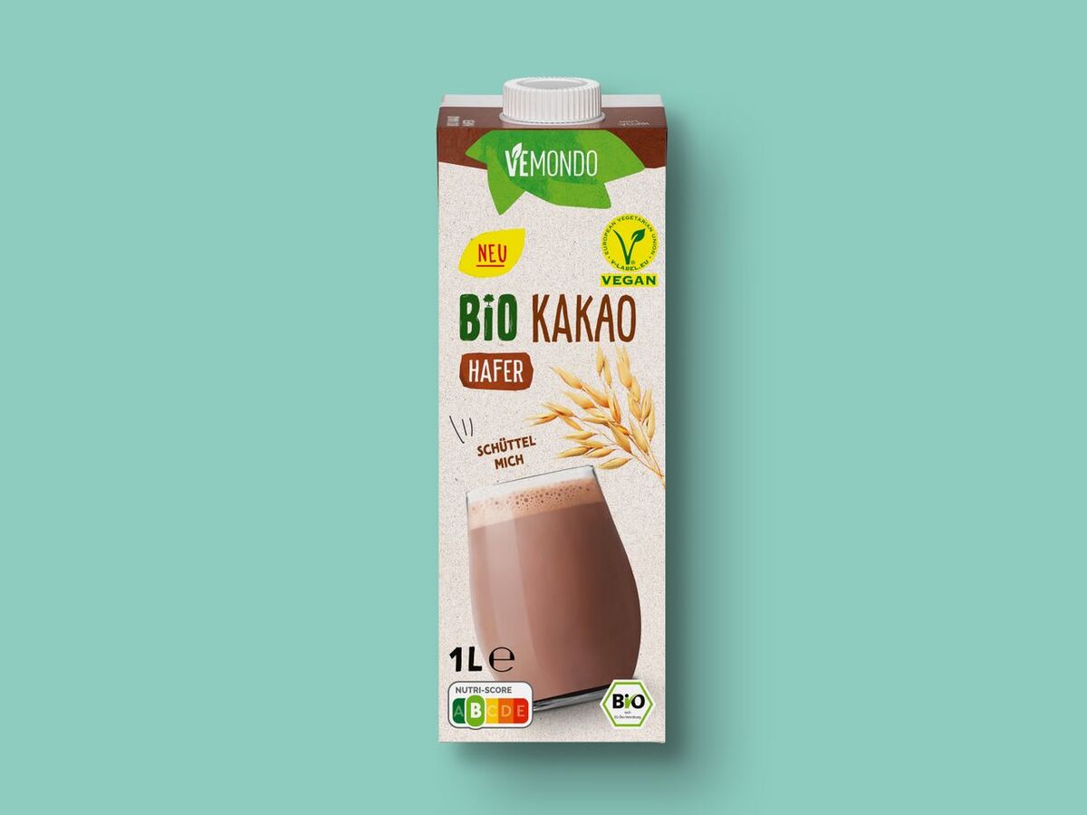 Bild 1 von Vemondo Bio Kakao Haferdrink, 
         1 l