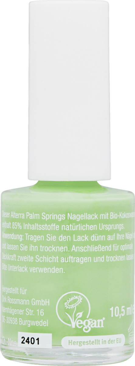 Bild 2 von Alterra NATURKOSMETIK Palm Springs Nagellack 06 Palm Leaf, 10,5 ml